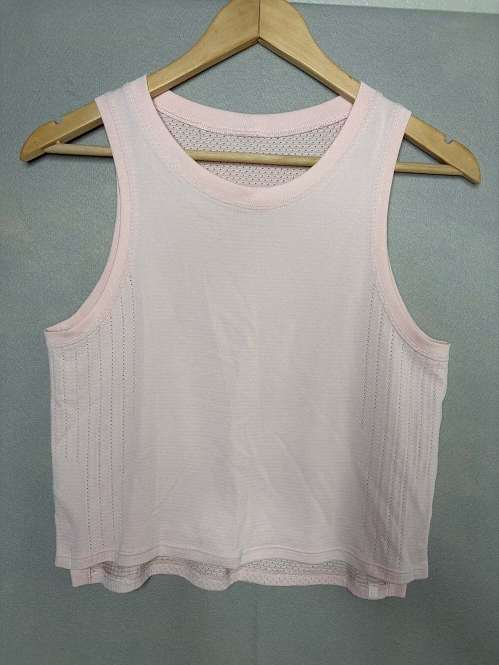 Lululemon Women's Classic Fit Cotton Blend Tank Top Strawberry Milkshake Pink 6
